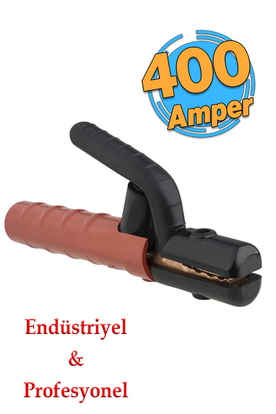 Badem10 400 Amper Profesyonel Elektrod Tutucu Endüstriyel Kaynak Kaynakçı Şas...