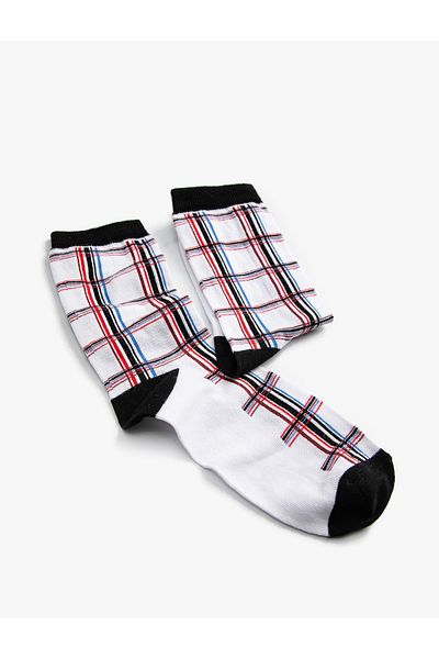 Koton Socket Socks Geometric Patterned