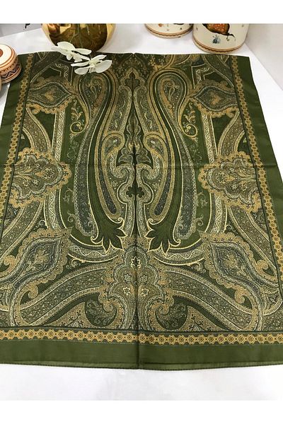 Oxygen Scarfs Retro Ethnic Pattern Cotton Soft Shawl