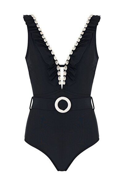 SAILOR moda Μαγιό με ζώνη Flounce