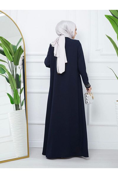 Neva Style Large Size Ferace with Stone Detail