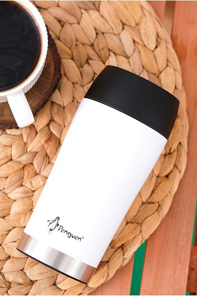 Penguen Mug Thermos - 300 ml |   Leak-Proof, Double-Lined, Vacuum Insulated, Stainless Steel
