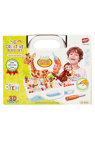 Birlik Oyuncak 3d Eğitici Matkap Seti
