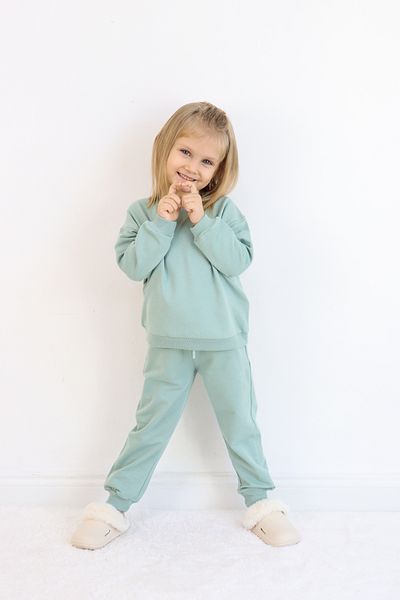 Pijamella Σετ φούτερ Oversize Crew Neck και φούτερ με ελαστική μέση για κορίτσι