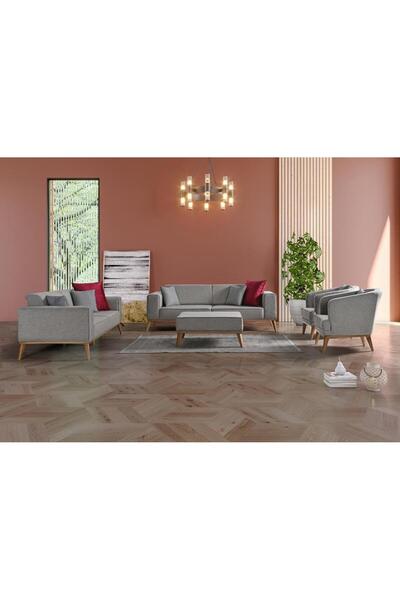 Mobilya Dükkanım Md Barcelona 3 3 1 1 Puf Koltuk Takımı Rf110