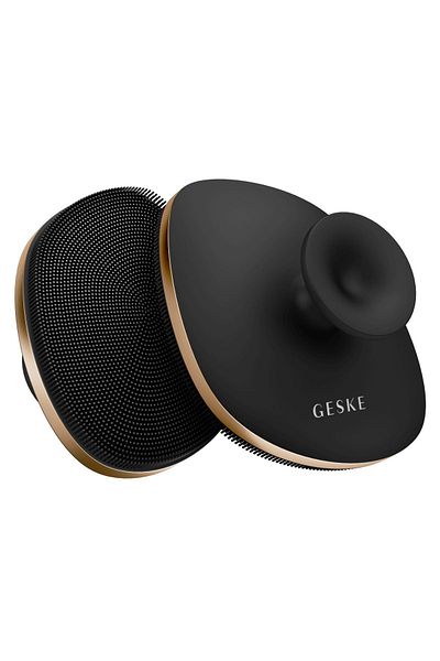 Geske Soft Silicone Body Cleansing Brush with Metal Detail |   Body Brush