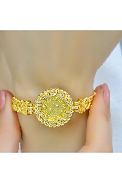 aytekgold 14 Ayar Çeyrekli Halat Kelepçe