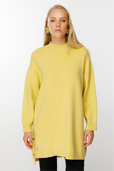 Ghisa Side Buttoned Knitwear Tunic