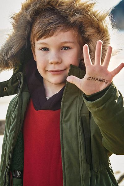 MAYORAL Boy's Green Hooded Parka - 4464