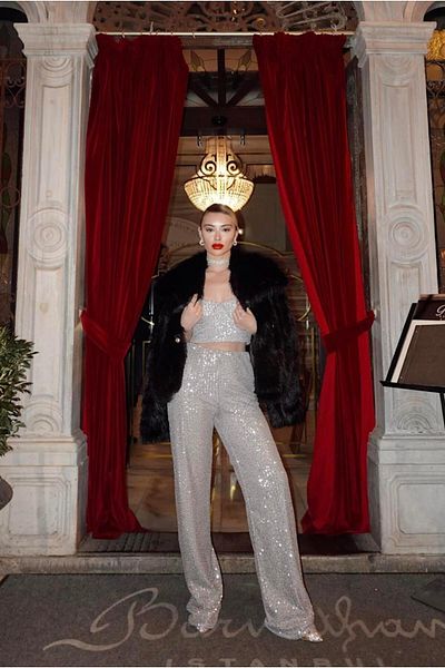 mydukkan.co Silver Sequin Trousers