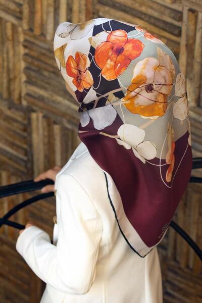 Vissona Eșarfă de mătase Twill