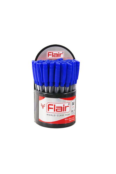 Flair قلم حبر جاف Zing Ball Pen باللون الأزرق، مجموعة من 30 قطعة