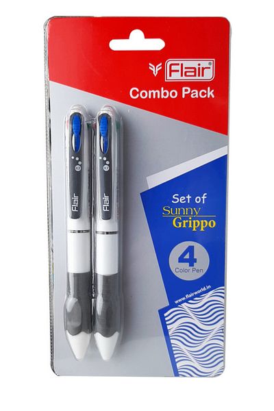 Flair 2-Piece Sunny Grippo 4in1 Color Pen