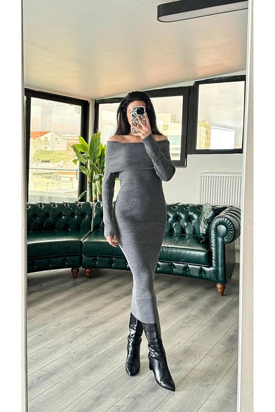 mydukkan.co Madonna Smoked Knitwear Dress