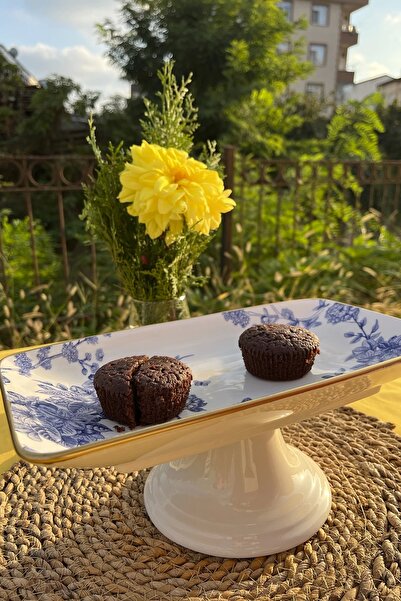 Panayır Home Spring Time 28cm Footed Chocolate Plate