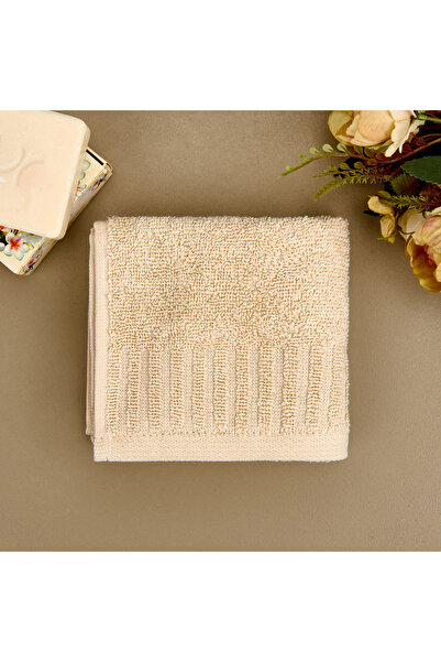 Evidea Soft Patte Hand Towel - Cream - 30X50 cm