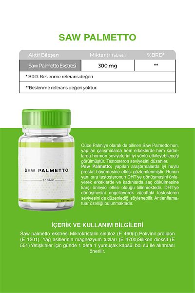 Dahafitol Saw Palmetto 45 Tablets