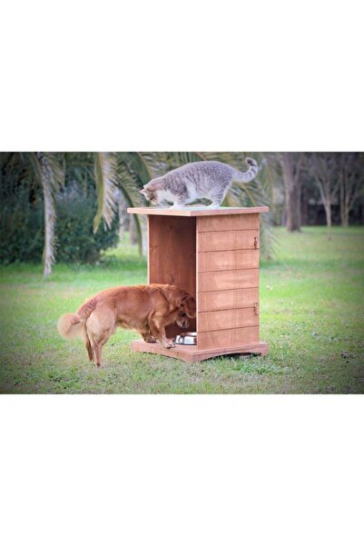 MANDU Ahşap Mama Istasyonu