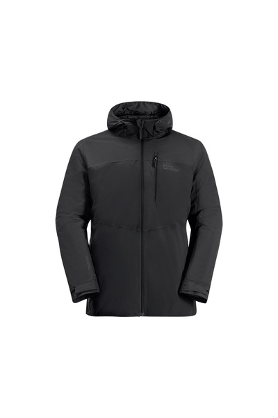 Jack Wolfskin Feldberg 3in1 Erkek Siyah Outdoor Ceketi ERKEK OUTDOOR CEKETİ