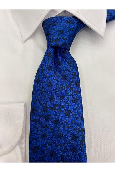 Pierre Cardin PIERRE CARDIN WOVEN PATTERNED DARK BLUE NECKLACE