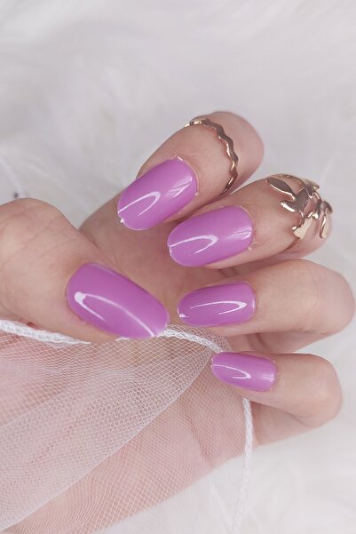 Easy Beauty 24 Adet Renkli Oval Takma Tırnak Seti 813