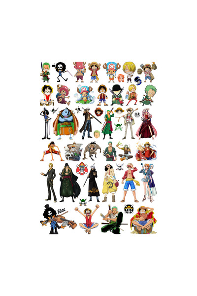 Ororabutik مجموعة ملصقات أنيمي قطعة واحدة مكونة من 49 قطعة - مجموعة ملصقات سج...