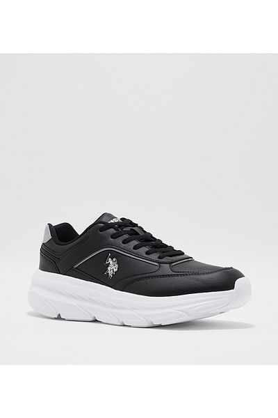 U.S. Polo Assn. BAZA. Polo Assn. Pantofi sport pentru femei Premium Hilda Black Air Sole