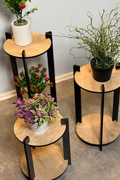 Weblonya Çiçeklik Raf Çok Amaçlı Saksı Standı 2154