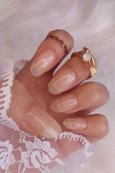Easy Beauty 24 Adet Renkli Oval Takma Tırnak Seti 813