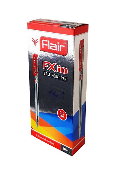 Flair FX Id Ball Point Pen 0.7mm, Red