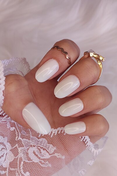 Easy Beauty 24 Adet Renkli Oval Takma Tırnak Seti 3 Alana Yapıştırıcı 6 Alana...