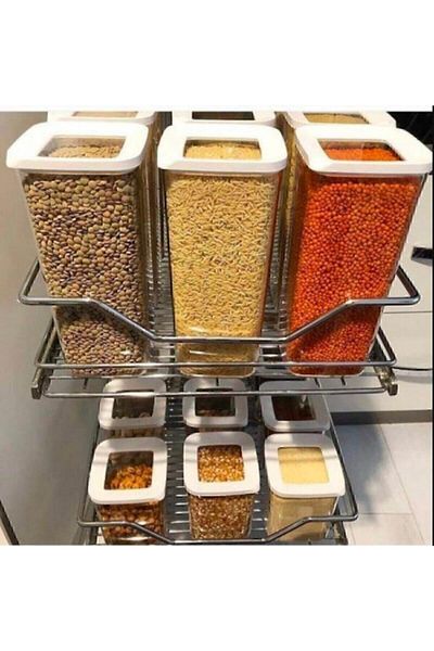 VİP AHMET 1700 ml 6 Pieces Large Size Storage Container