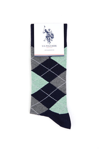 U.S. Polo Assn. Erkek Su Yeşili 2'li Çorap 50299036-VR048