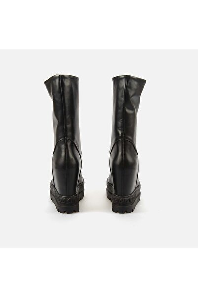 Rouge Thick Heeled Women's Boots 44210