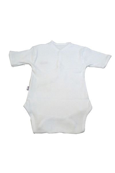 Sema Baby Half Sleeve Camisole Badi (BODY) - White 6-12 Months