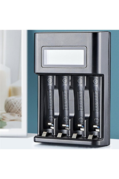 Greentech Pil Şarj Cihazı (DÖRT YUVALI) - 1.2v Ni-mh / Ni-cd Aa / Aaa / Gt-bc03