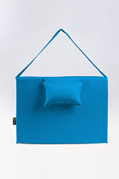 Meya Dekor Katlanır Taşınabilir Çanta Şezlong Minderi, Yastıklı