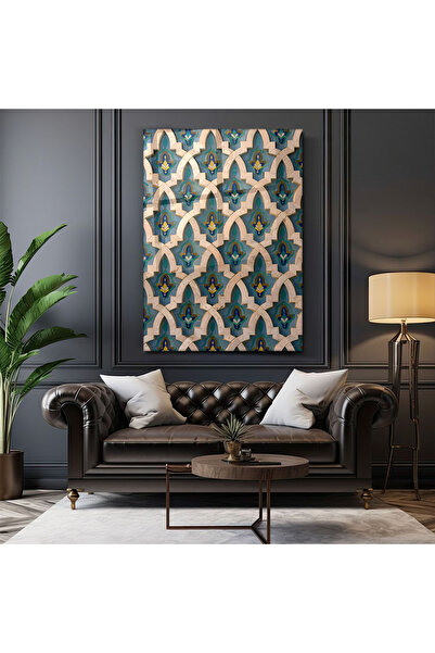 PoyKilArt Cam Tablo - Renkli Mozaik Çini - Duvar dekorasyonu - Ofis dekorasyo...