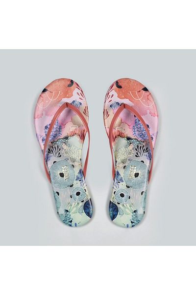 Tkees Women's Patterned Stylish Daily Flip Flops