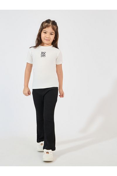 Styli Embroidered Detail Round Neck T-Shirt