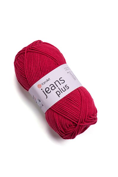 Yarnart Jeans Plus - Hand Knitting Thread Dark Red-51