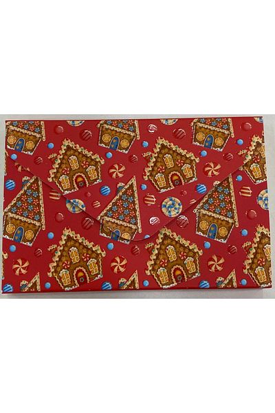 4nio COOKİE HOUSE MINI CARTE DE SCRISOARE DE CRACIUN