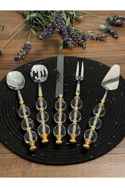 Santara مجموعة Avangarde Gold Kri̇stal 5 Li̇ Servi̇s