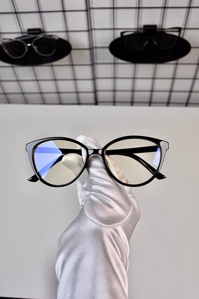 LOOKUP Blue Light Protection Glasses Optical Compatible Frame Cat Eye Screen Protector Glasses