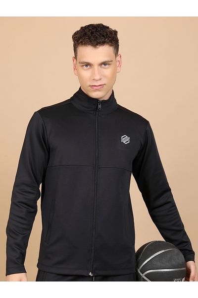 Highlander By Styli Mock Collar Full Zip Jacket