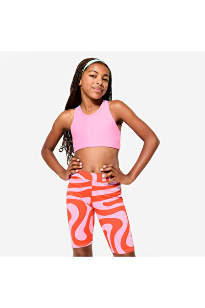 Decathlon Domyos Kids Athlete Bustier - Printed Pink