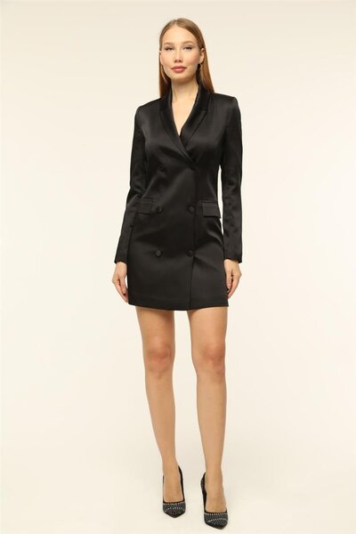 HomeStore Saten Ceket Elbise