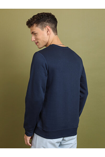 Highlander By Styli Typography Print Ribbed Cuff Sweatshirt