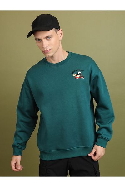 Ketch By Styli Embroidery Detail Oversized Sweatshirt
