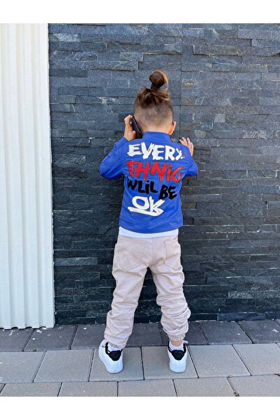 elfanto kids erkek 3 lu  gabardin takim